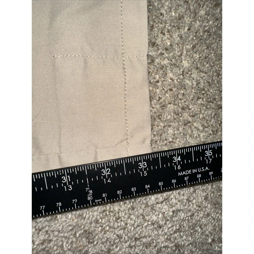 5.11 Tactical Women's Beige Cargo Pants Size 10 Long. Zip Pockets Outdoors. - Picture 4 of 7